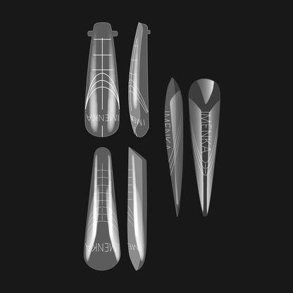 Imenka Nail Forms Set Imenka "Tapered Mini Mix", 42pcs