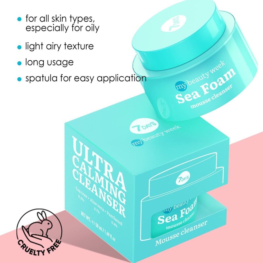 7Days Mousse Cleanser Sea Foam 50ml — Фото товара 1