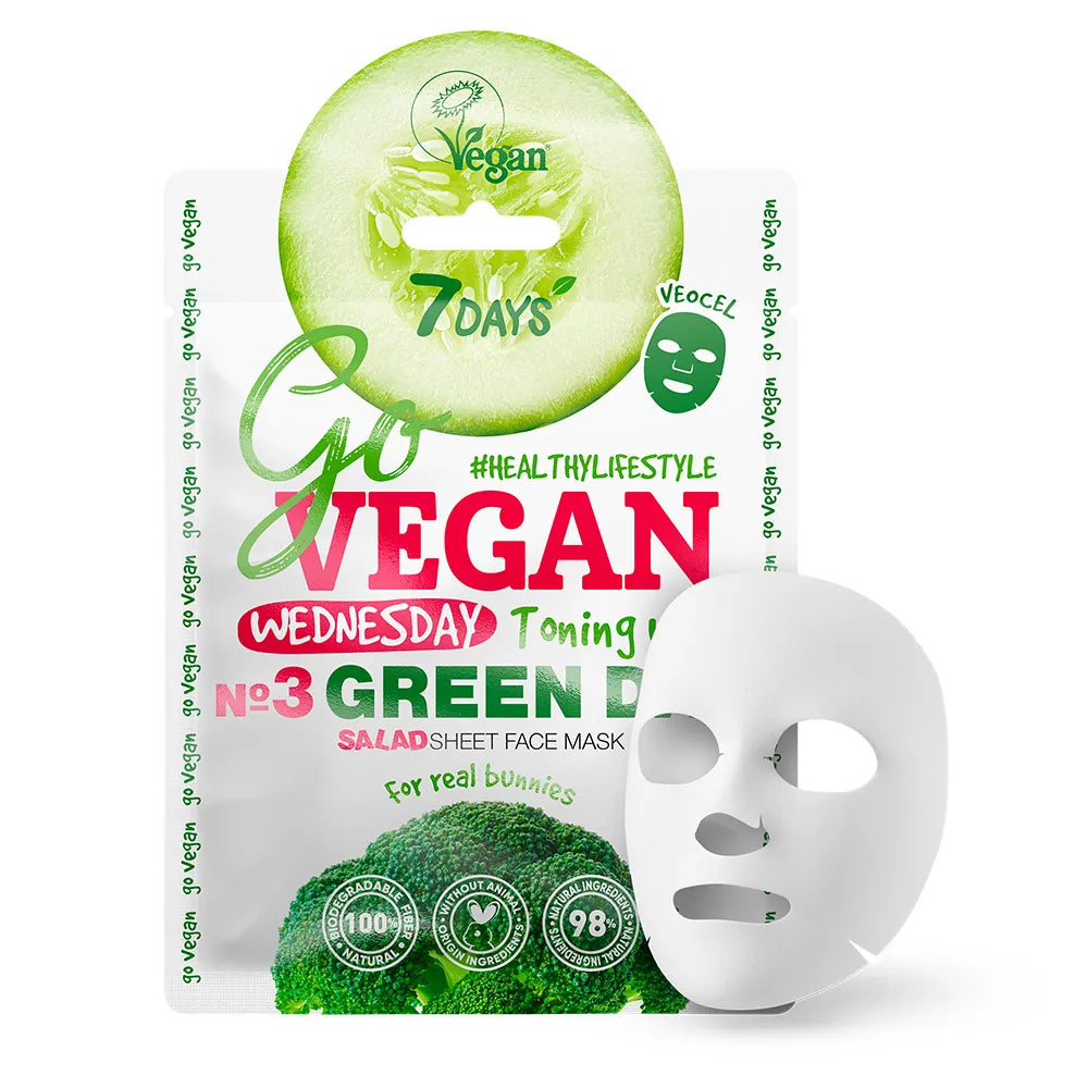 7Days Go Vegan Masks 25 ml — Produkta attēls 3