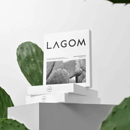 LAGOM Aqua Cactus Mask — 5 Masks