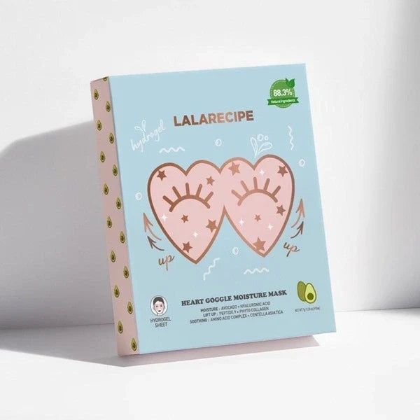 LALARECIPE Heart Goggle Moisture Mask — 10 Masks