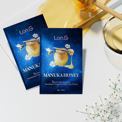 Lon.G Manuka Honey Authentic Glow Sheet Mask — 10 Masks