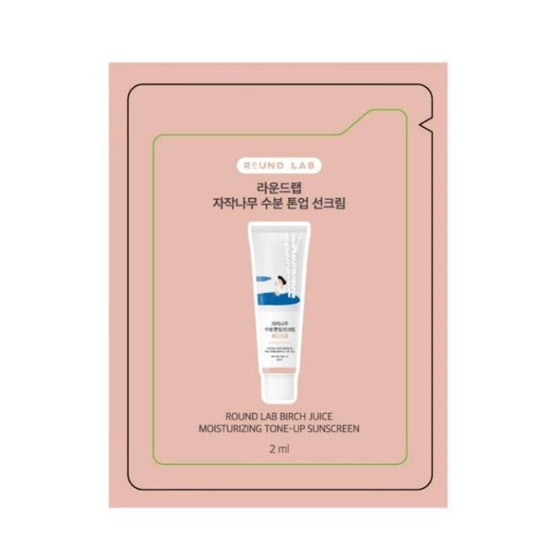 Round Lab Birch Juice Moisturizing Tone Up Sunscreen SPF50+ PA++++ — 2ml