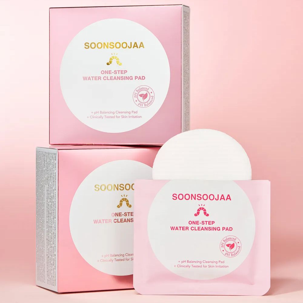 SOONSOOJAA One Step Water Cleansing Pad Portable — 20 Pads