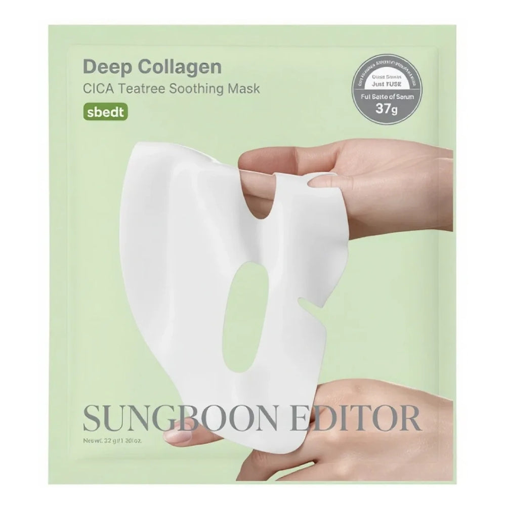 Sungboon Editor Deep Collagen Cica Teatree Soothing Mask — 1 Mask