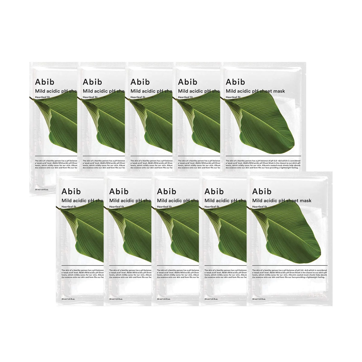 Abib Mild Acidic pH Sheet Heartleaf Fit Mask — Фото товара 3