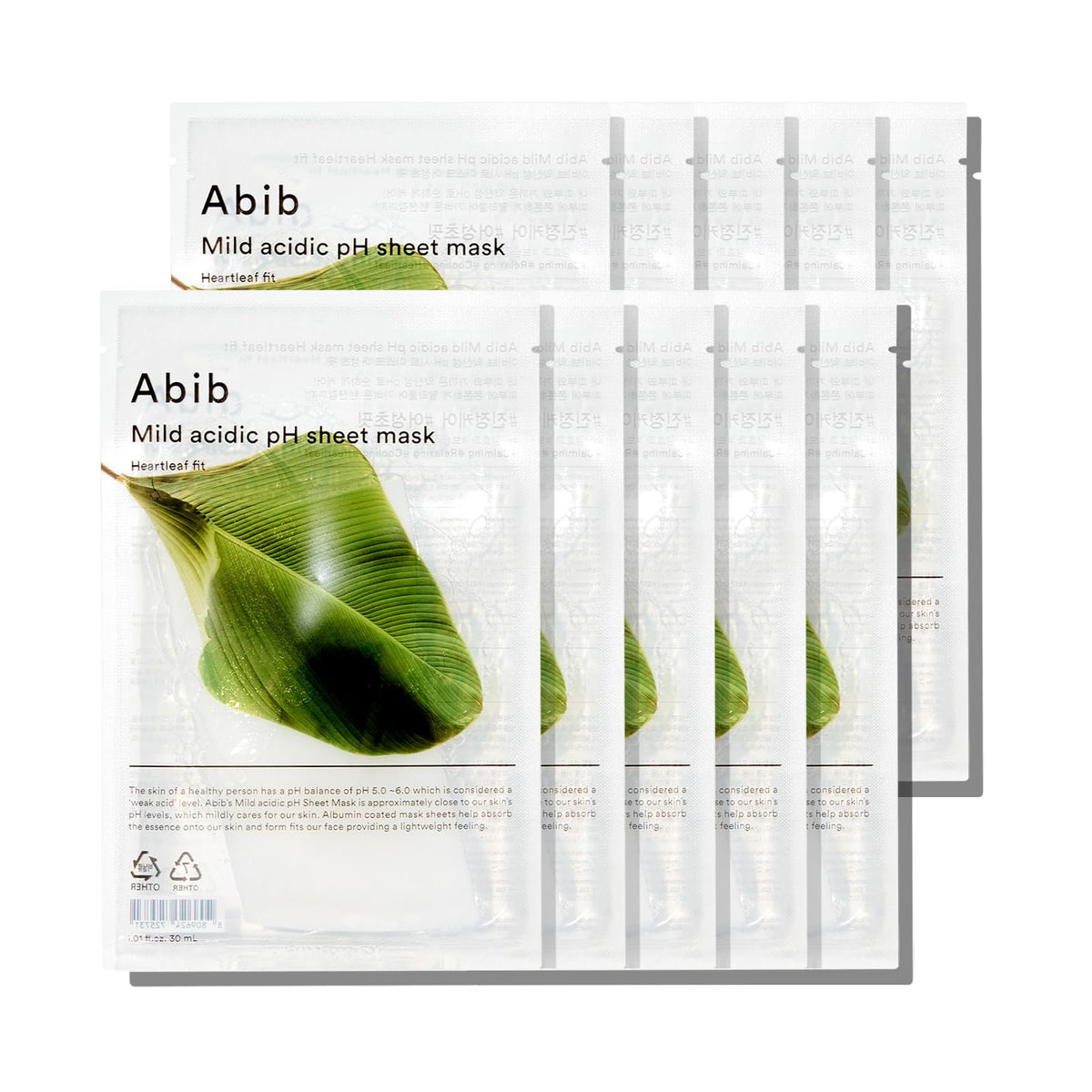 Abib Mild Acidic pH Sheet Heartleaf Fit Mask — Фото товара 8