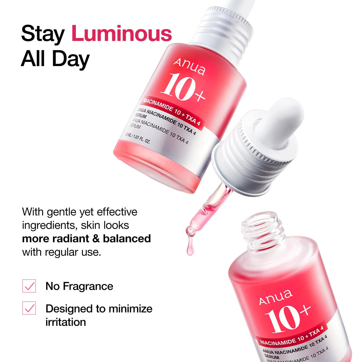 Anua Niacīnamīds 10 % + TXA 4 % Serums 30 ml — Produkta attēls 2