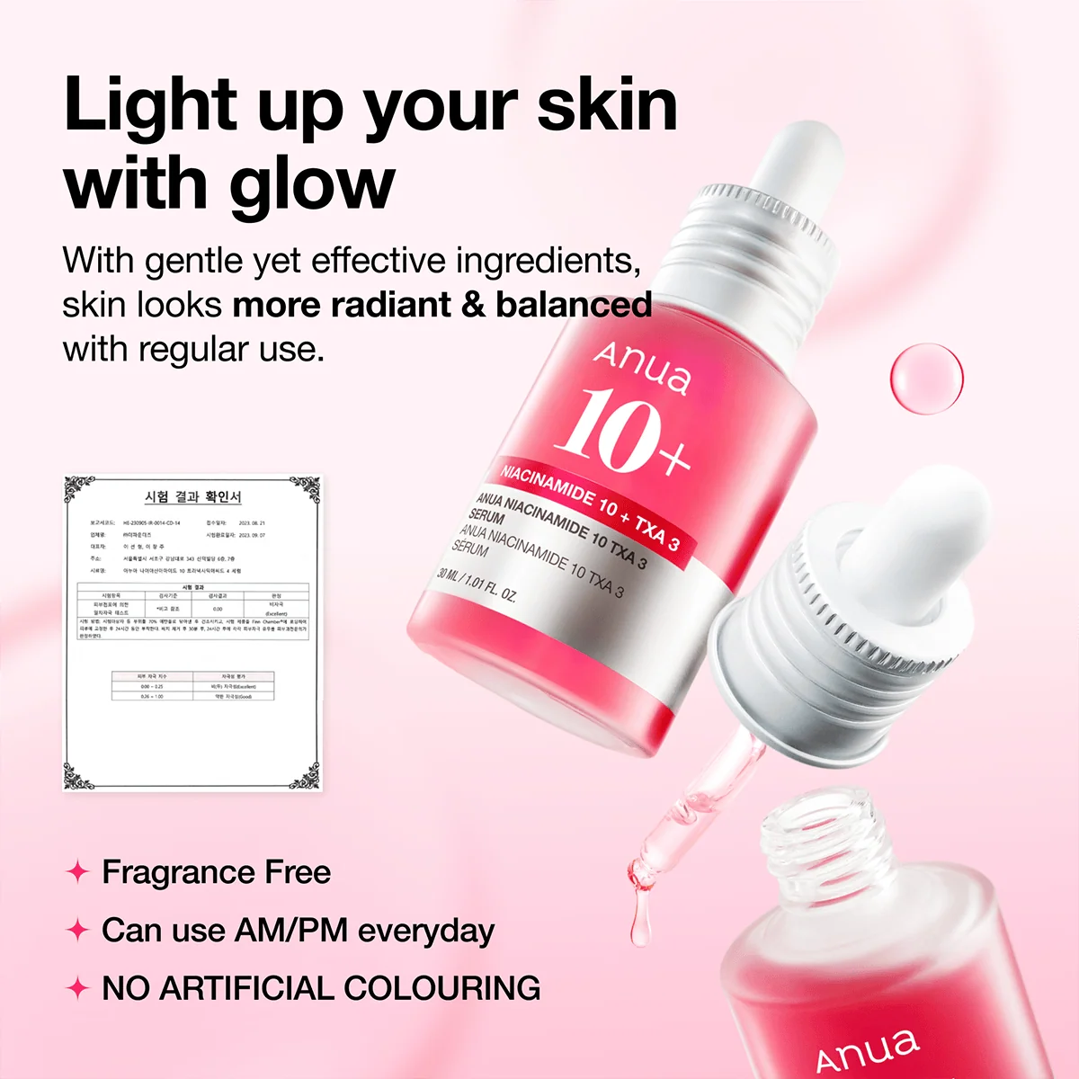 Anua Niacīnamīds 10 % + TXA 4 % Serums 30 ml — Produkta attēls 4