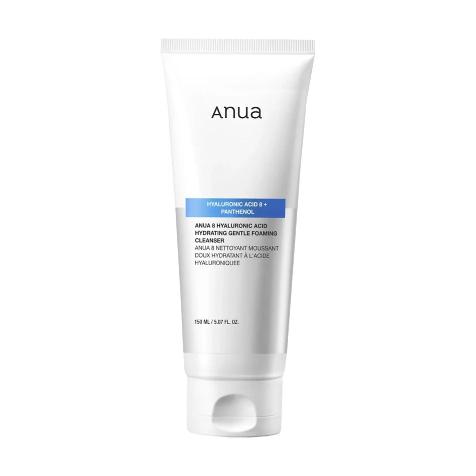 Anua 8 Nettoyeur doux de mousse hydratant l'acide hyaluronique 150ml — Photo du produit 1