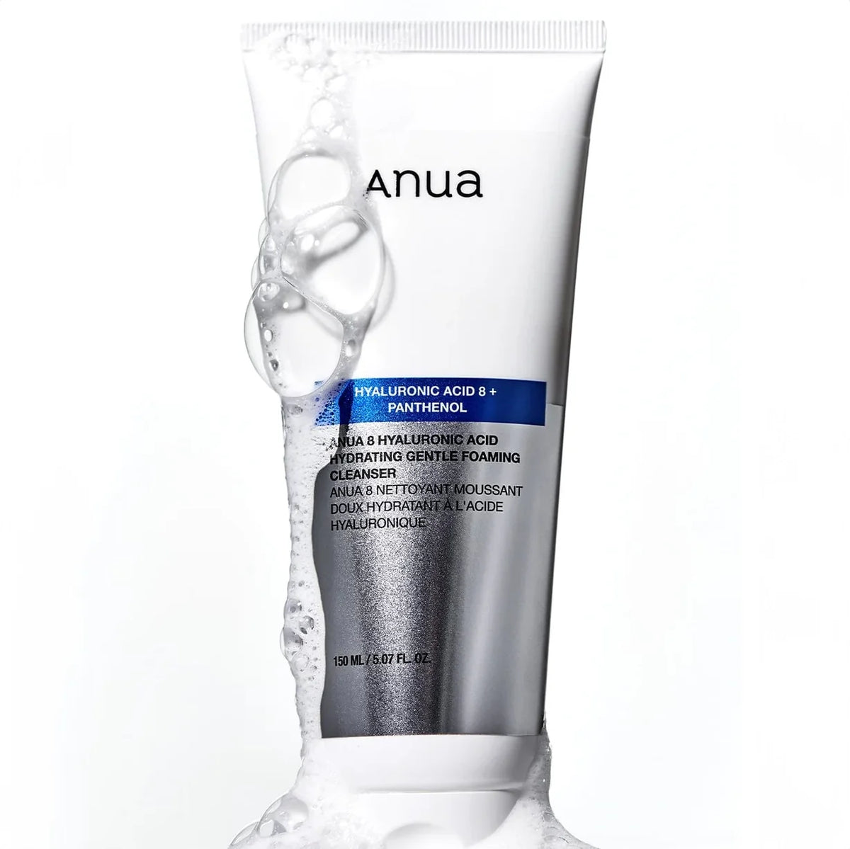 Anua 8 Nettoyeur doux de mousse hydratant l'acide hyaluronique 150ml — Photo du produit 3