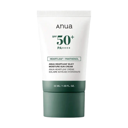 Anua Heartleaf Silky Moisture Sun Cream SPF50+PA++++ 50ml — 50ml