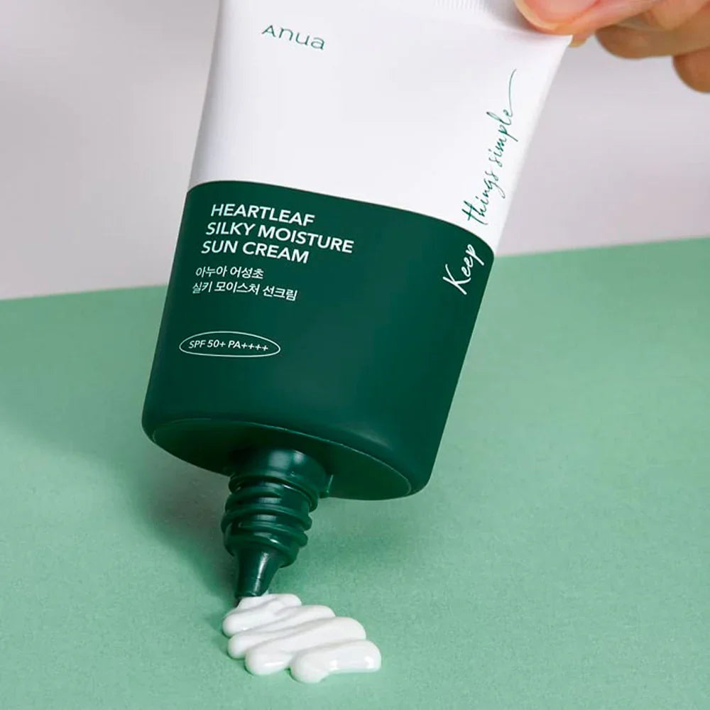 Anua Heartleaf Silky Moisture Sun Cream SPF50+PA++++ 50ml — product image 2