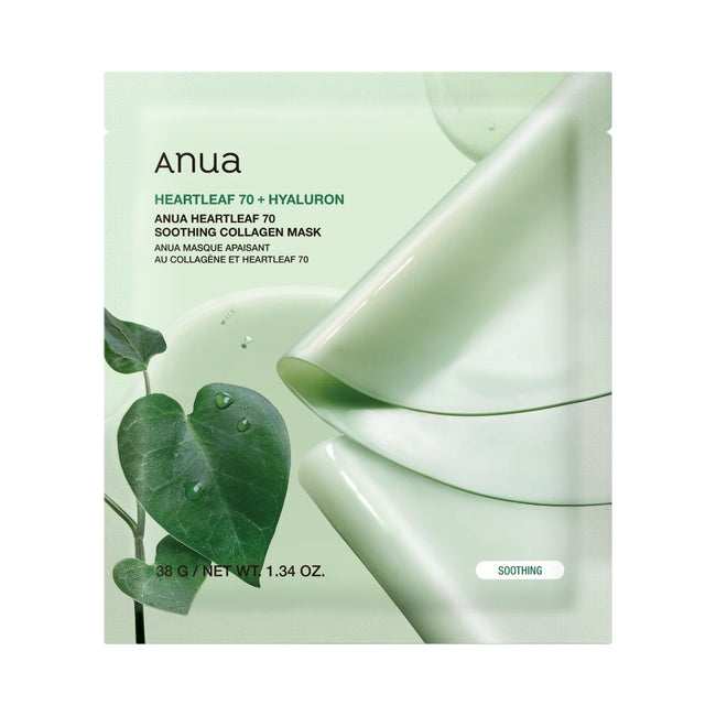 Anua Heartleaf 70 Soothing Collagen Mask — 1 Mask
