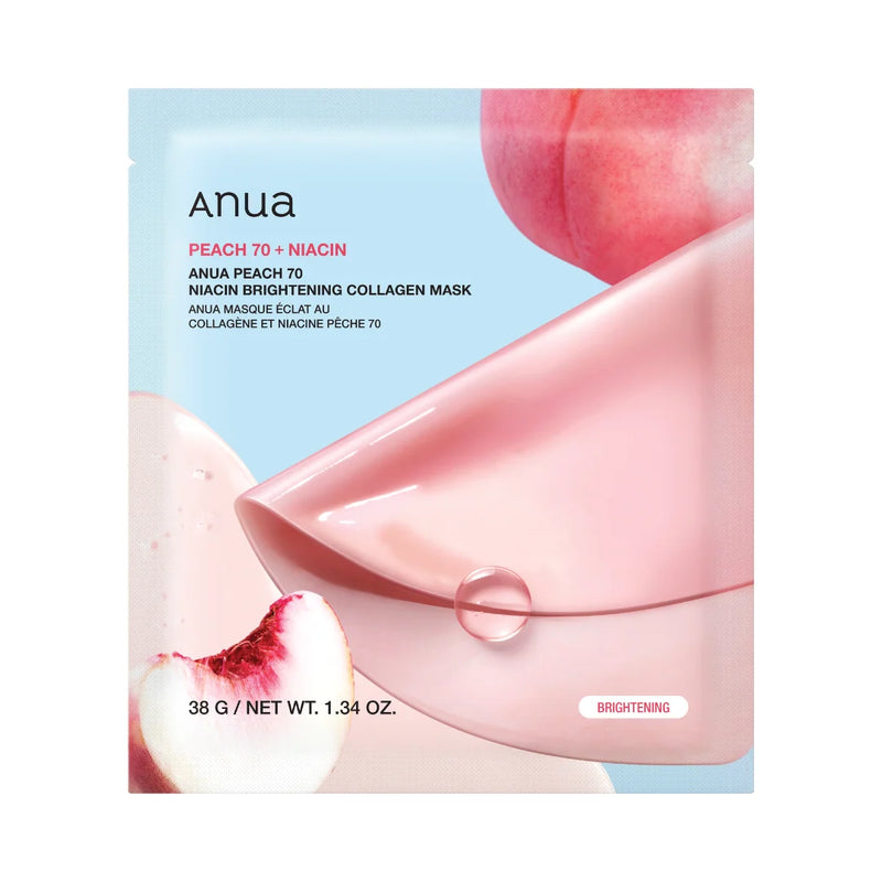 Anua Peach 70 Niacin Brightening Collagen Mask — 1 Mask