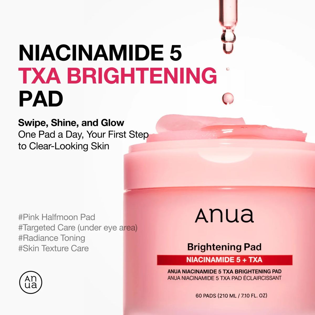 Anua Niacinamide 5 TXA Brightening Pad 60pcs — product image 2