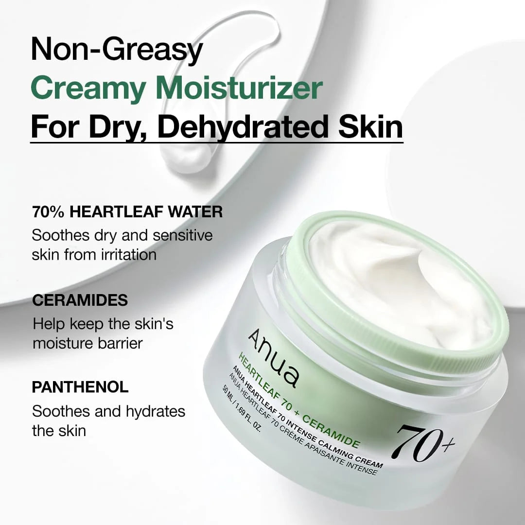 ANUA Heartleaf 70% Intense Calming Cream 50ml — product image 3