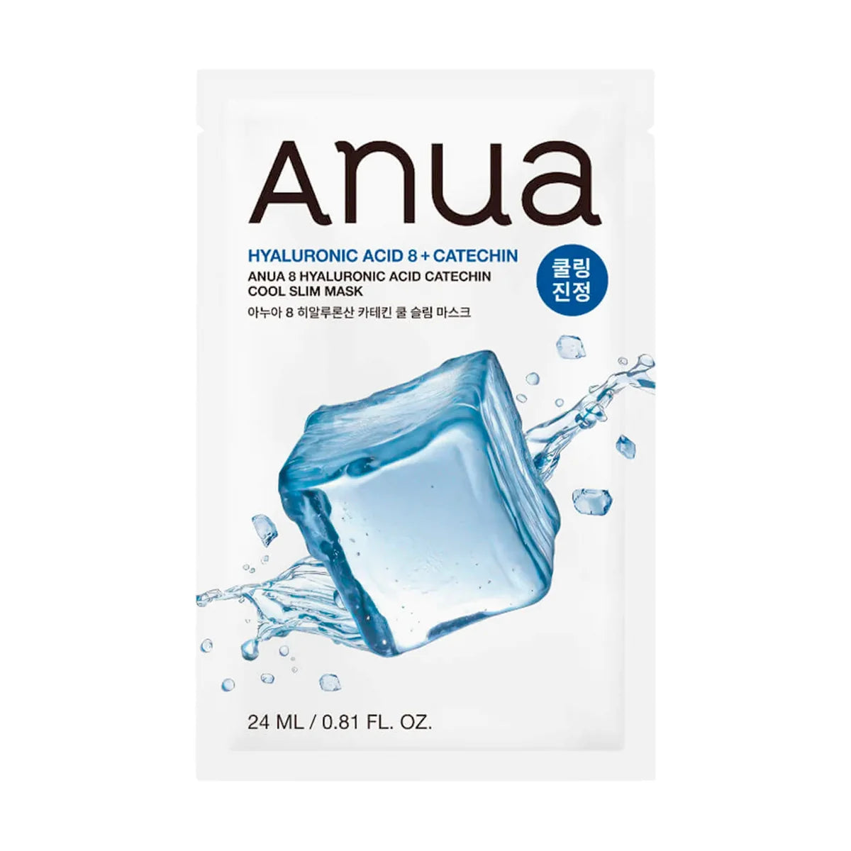 Anua 8 Hyaluronic Acid Catechin Cool Slim Mask 23ml — 23ml