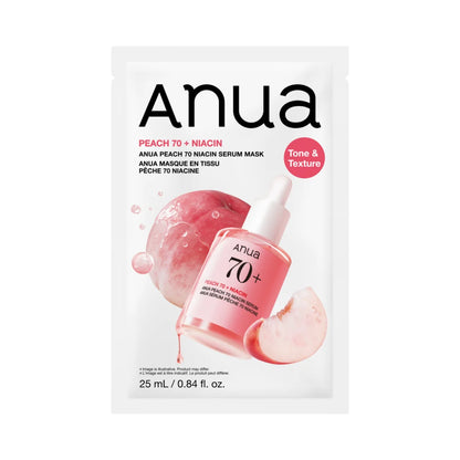 Anua Peach 70% Niacin Serum Mask 25ml — 25ml