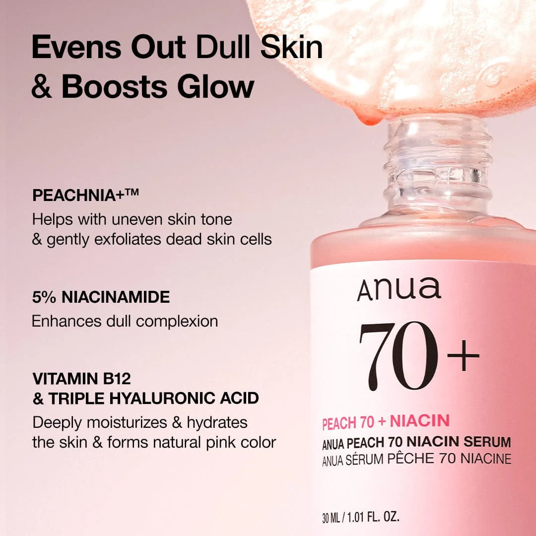 Anua Peach 70% Niacin Serum 30ml — product image 2