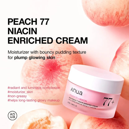 ANUA Peach 77 Niacin Enriched Cream 50ml — product image 2
