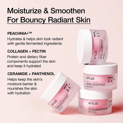 ANUA Peach 77 Niacin Enriched Cream 50ml — product image 3