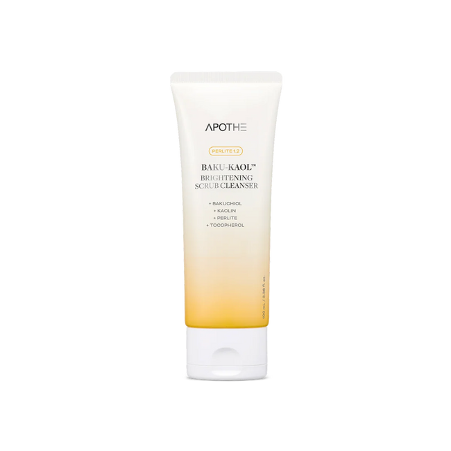 Apothe Baku Kaol Brightening Scrub Cleanser 100ml — 100ml