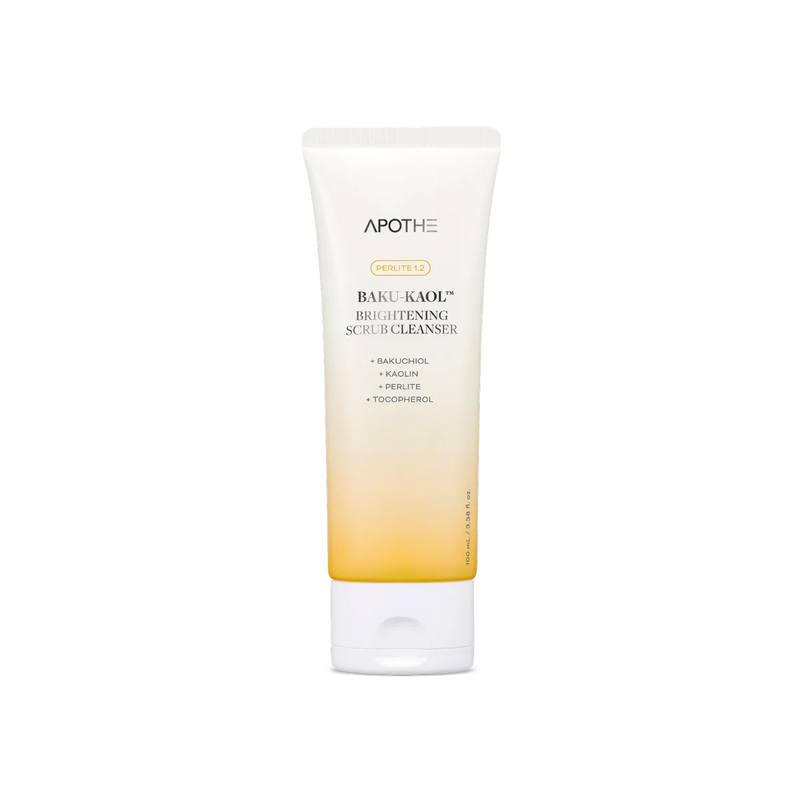 Apothe Baku Kaol Brightening Scrub Cleanser 100ml — 100ml