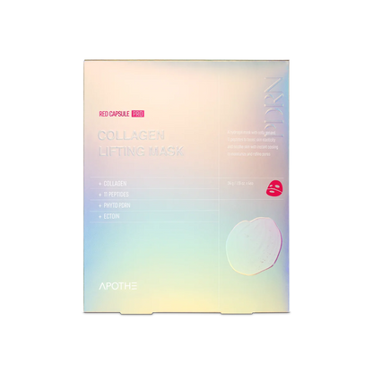 Apothe Red Capsule Pro Collagen Lifting Mask — 4 Masks
