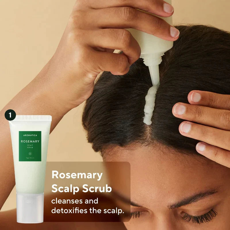 Aromatica Kit d'essai d'écaillage de pétoncle de romarin 4 pcs — Photo du produit 3
