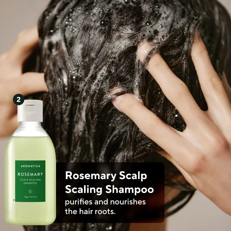 Aromatica Kit d'essai d'écaillage de pétoncle de romarin 4 pcs — Photo du produit 4