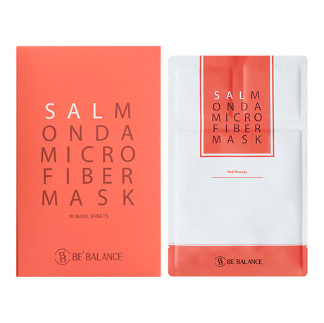 BE BALANCE Salmon DA Micro Fiber Mask 3 Steps — 1 Mask