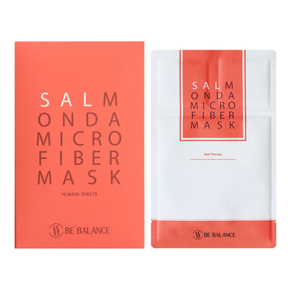 BE BALANCE Salmon DA Micro Fiber Mask 3 Steps — 1 Mask