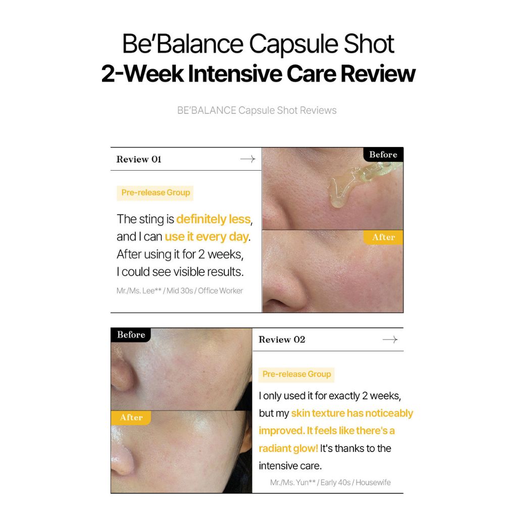 BE BALANCE Shining Capsule Shot Ampoule 30ml — product image 2