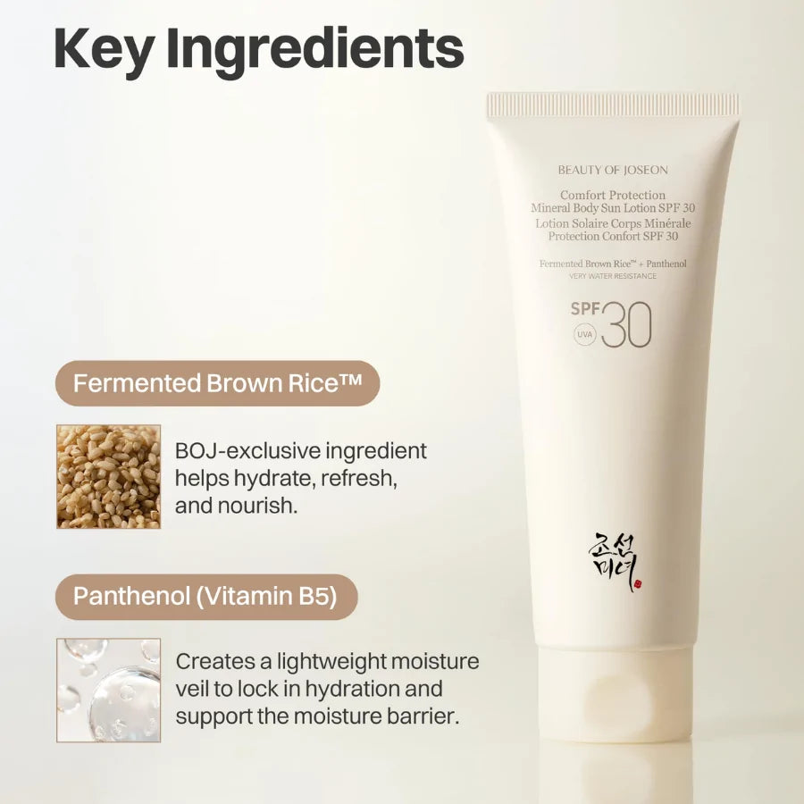 Beauty of Joseon Comfort Protection Mineral Body Sun Lotion SPF30 PA++++ 150ml — Фото товара 3