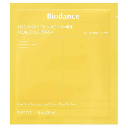 Biodance Radiant Vita Niacinamide Real Deep Mask — 1 Mask