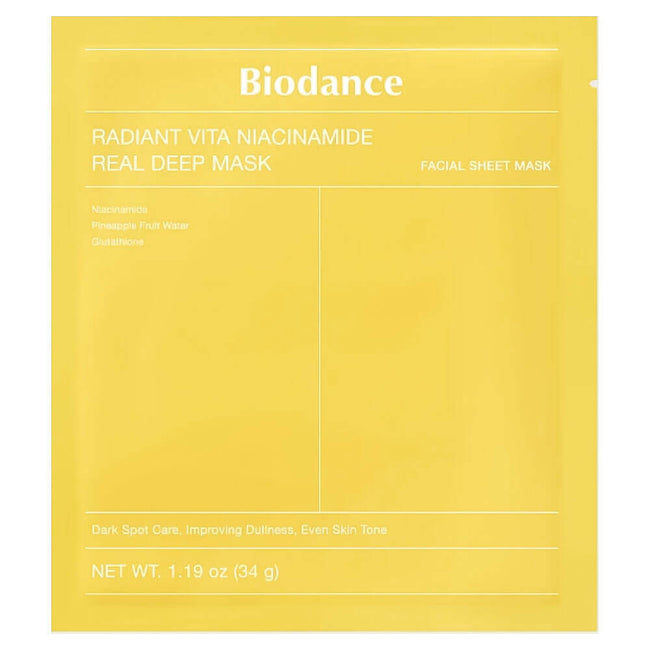 Biodance Radiant Vita Niacinamide Real Deep Mask — 1 Mask
