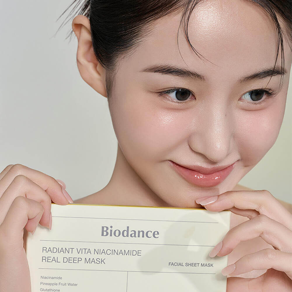 Biodance Radiant Vita Niacinamide Real Deep Mask — 4 Masks