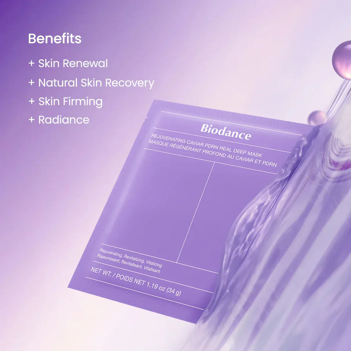 Biodance Rejuvenating Caviar PDRN Real Deep Mask — product image 3