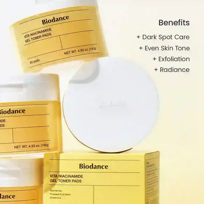 Biodance Vita Niacinamide Gel Toner Pad 60pads — product image 2
