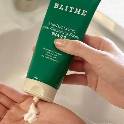 BLITHE Anti Polluaging Pore Cleansing Foam BHA 0.5 150ml — product image 4