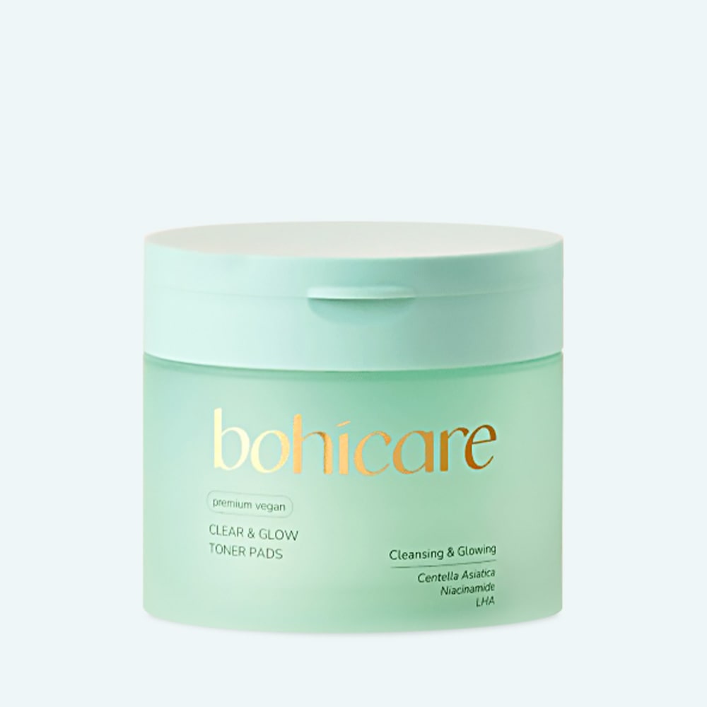 Bohicare Clear Glow Toner Pads 60pcs — 60pcs