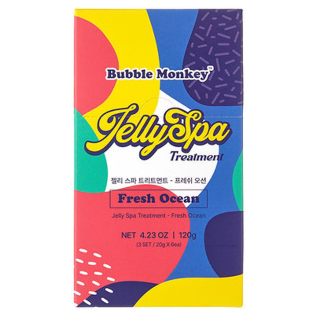 BUBBLE MONKEY Jelly Spa Treatment Fresh Ocean — 1 set (2ea)