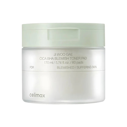 Celimax Ji Woo Gae Cica BHA Blaamilainen toner pad 60 kpl — Tuotekuva 1