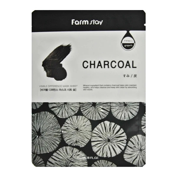 FarmStay Visible Difference Mask Sheet — Charcoal