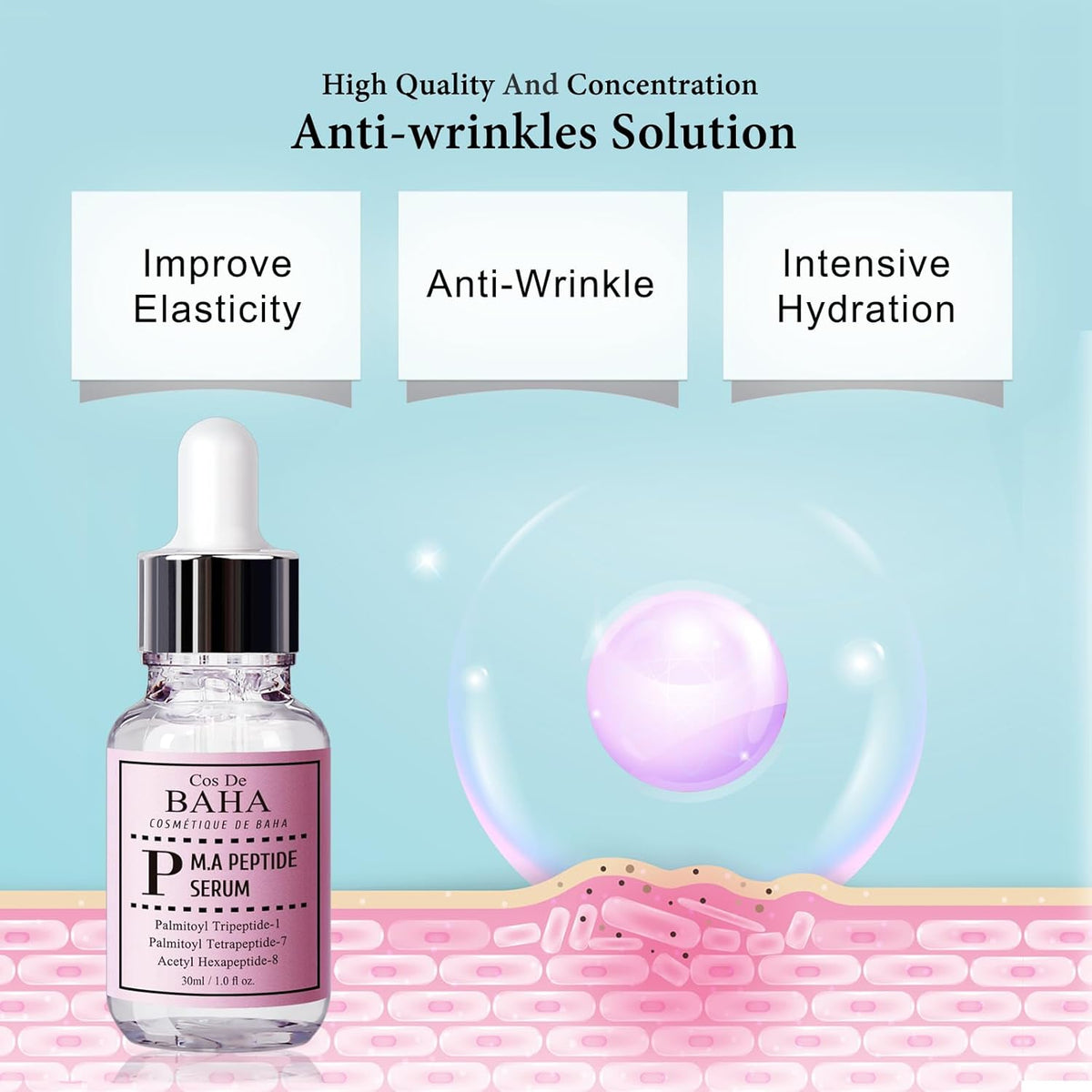 Cos De Baha P M.A Peptide Serum 30ml — product image 3