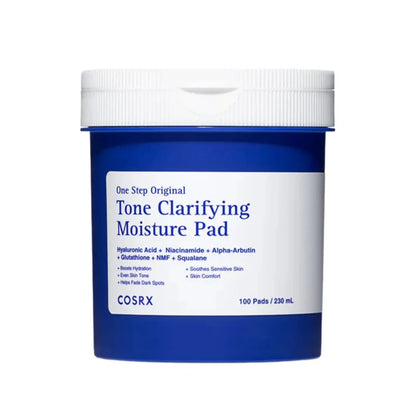 COSRX One Step Original Tone Clarifying Moisture Pad 100pcs — 100pcs