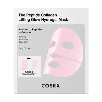 Cosrx The Peptide Collagen Lifting Glow Hydrogel Mask — 1 Mask