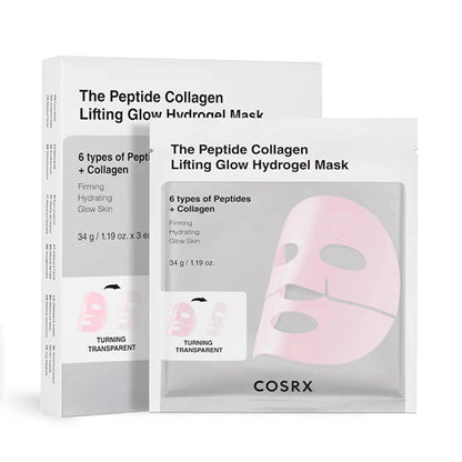 Cosrx The Peptide Collagen Lifting Glow Hydrogel Mask — 3 mask