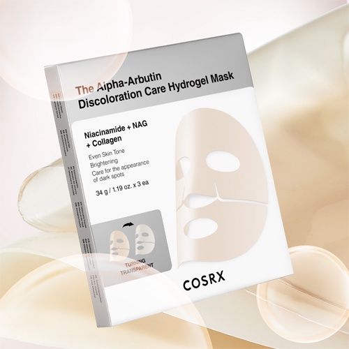 Cosrx The Alpha Arbutin Discoloration Care Hydrogel Mask — 3 mask